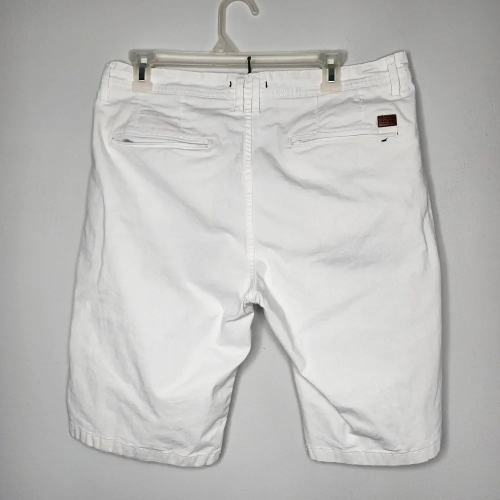 Zara Men's Size 32 Shorts White  Cotton‎ SEE PHOTOS READ